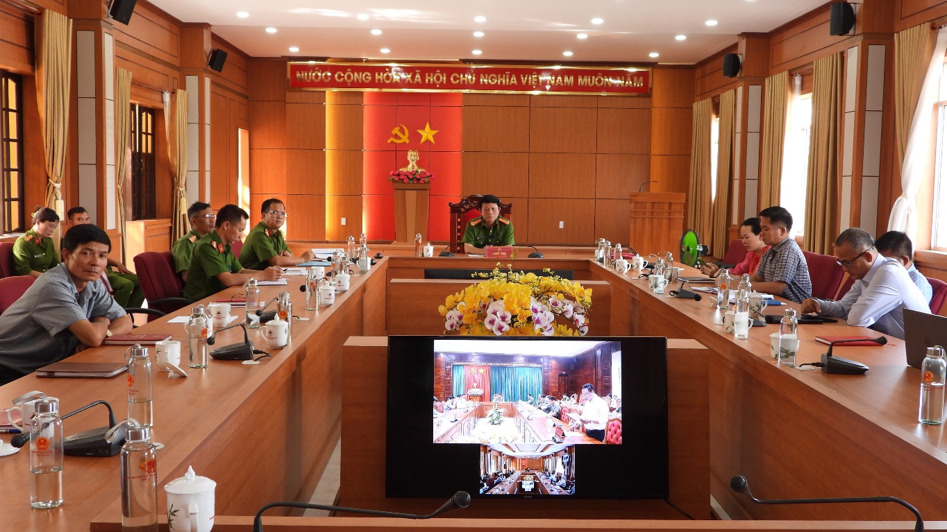 Hội nghị trực tuyến đánh giá kết quả thực hiện đề án 06 tháng 4 năm 2024 trên địa bàn tỉnh Đắk Lắk